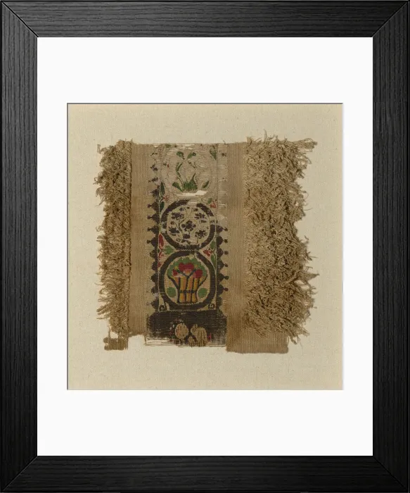 Framed Print : Fragment, Egypt, Roman period (30 B. C. - 641 A. D. ), 5th / 6th century. Creator: Unknown Framed Print : Fragment, Egypt, Roman period (30 B. C. - 641 A. D. ), 5th / 6th century. Creator: Unknown