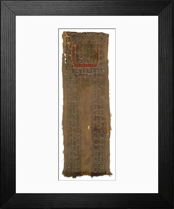 Framed Print : Tunic (Front Panel), Egypt, Arab period (641-969) / Fatimid period (969-1171) Framed Print : Tunic (Front Panel), Egypt, Arab period (641-969) / Fatimid period (969-1171)