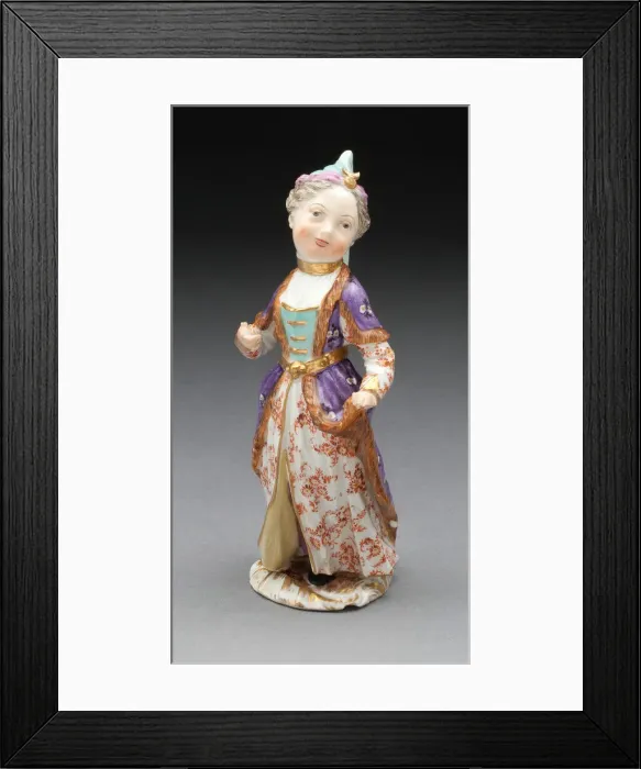 Framed Print : Turkish Girl, Hesse-Kassel (Landgraviate) (historic region), c. 1770. Creator: Unknown Framed Print : Turkish Girl, Hesse-Kassel (Landgraviate) (historic region), c. 1770. Creator: Unknown