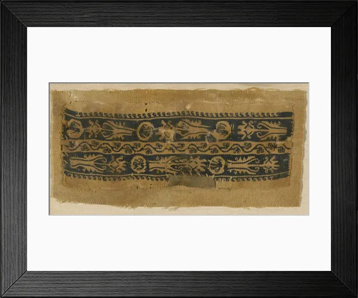 Framed Print : Cuff Band, Egypt, Roman period (30 B. C. - 641 A. D. ), 5th / 6th century. Creator: Unknown Framed Print : Cuff Band, Egypt, Roman period (30 B. C. - 641 A. D. ), 5th / 6th century. Creator: Unknown