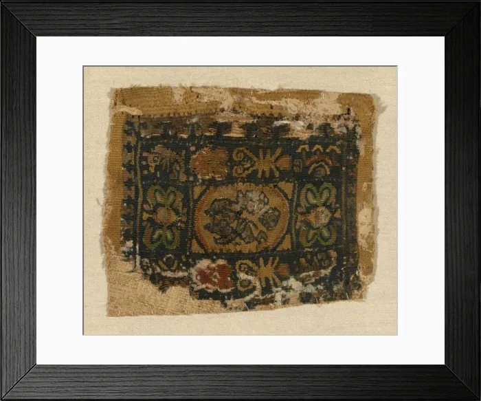Framed Print : Square Panel, Egypt, Roman period (30 B. C. - 641 A. D. ) / Arab period (641-969) Framed Print : Square Panel, Egypt, Roman period (30 B. C. - 641 A. D. ) / Arab period (641-969)