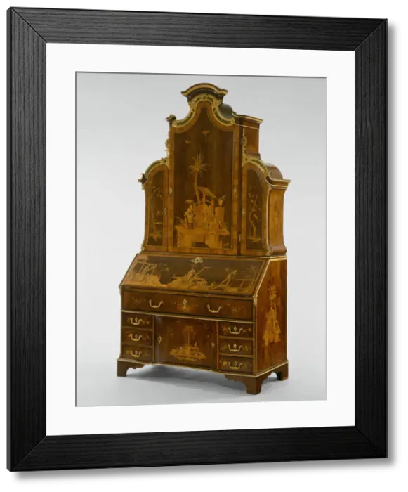 Framed Print : Secretary Cabinet, Neuwied, c. 1775. Creator: David Roentgen Framed Print : Secretary Cabinet, Neuwied, c. 1775. Creator: David Roentgen