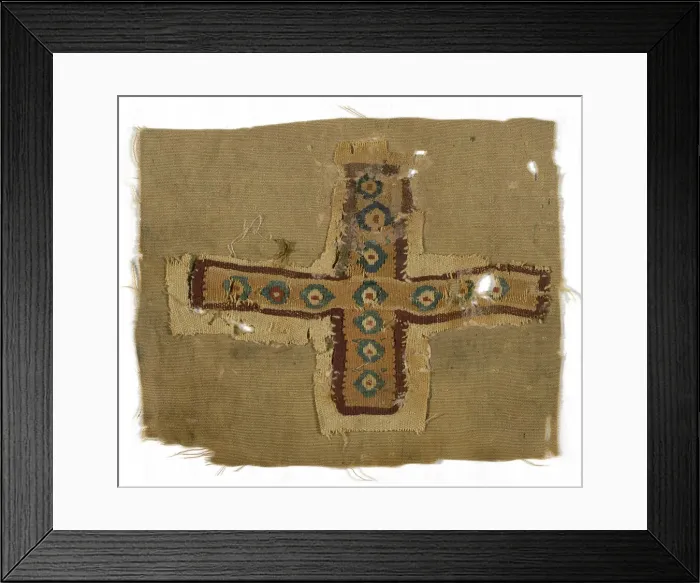 Framed Print : Cross, Egypt, Roman period (30 B. C. - 641 A. D. ), 5th / 6th century. Creator: Unknown Framed Print : Cross, Egypt, Roman period (30 B. C. - 641 A. D. ), 5th / 6th century. Creator: Unknown