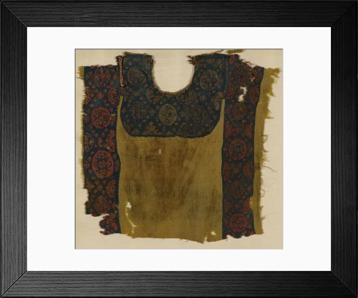 Framed Print : Yoke (Tunic), Egypt, Roman period (30 B. C. - 641 A. D. ), 1st / 5th century. Creator: Unknown Framed Print : Yoke (Tunic), Egypt, Roman period (30 B. C. - 641 A. D. ), 1st / 5th century. Creator: Unknown