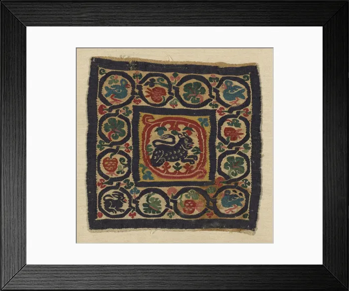 Framed Print : Fragment, Egypt, Roman period (30 B. C. -641 A. D. ), 4th / 6th century. Creator: Unknown Framed Print : Fragment, Egypt, Roman period (30 B. C. -641 A. D. ), 4th / 6th century. Creator: Unknown