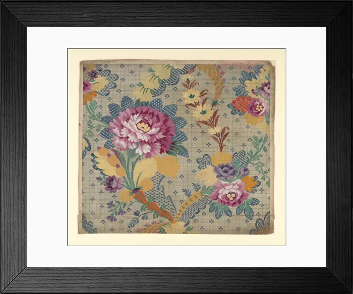 Framed Print : Mise-en-carte (Point-paper), France, 1785. Creator: Germain Freres Framed Print : Mise-en-carte (Point-paper), France, 1785. Creator: Germain Freres