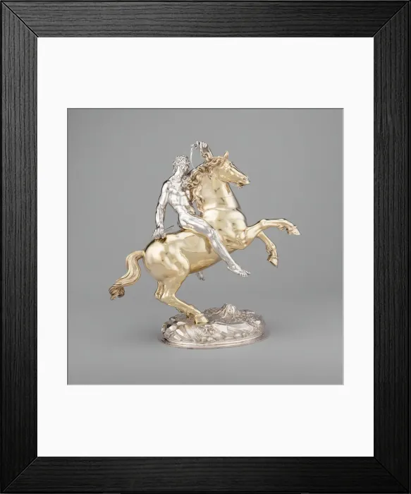 Framed Print : Horse and Rider, Ulm, 1630. Creator: Hans Ludwig Kienle Framed Print : Horse and Rider, Ulm, 1630. Creator: Hans Ludwig Kienle
