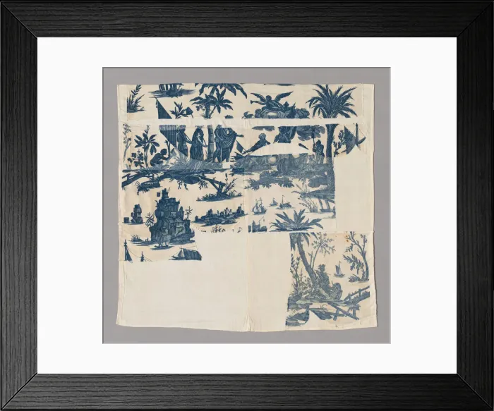 Framed Print : L'Hommage de l'Amerique a la France (America's Tribute to France) (Furnishing Fabric), c. 1790. Creators: Unknown, Jean Baptiste Marie Huet, Christophe-Philippe Oberkampf, Oberkampf Manufactory Framed Print : L'Hommage de l'Amerique a la France (America's Tribute to France) (Furnishing Fabric), c. 1790. Creators: Unknown, Jean Baptiste Marie Huet, Christophe-Philippe Oberkampf, Oberkampf Manufactory