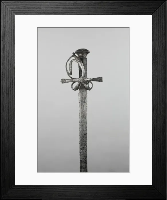 Framed Print : Broadsword, Solingen, c. 1560 / 1600. Creator: Peter Munsten the Elder Framed Print : Broadsword, Solingen, c. 1560 / 1600. Creator: Peter Munsten the Elder