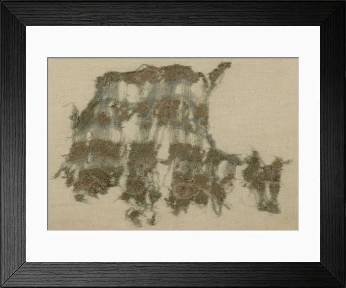 Framed Print : Fragment, Egypt, Fatimid period (969-1171). Creator: Unknown Framed Print : Fragment, Egypt, Fatimid period (969-1171). Creator: Unknown