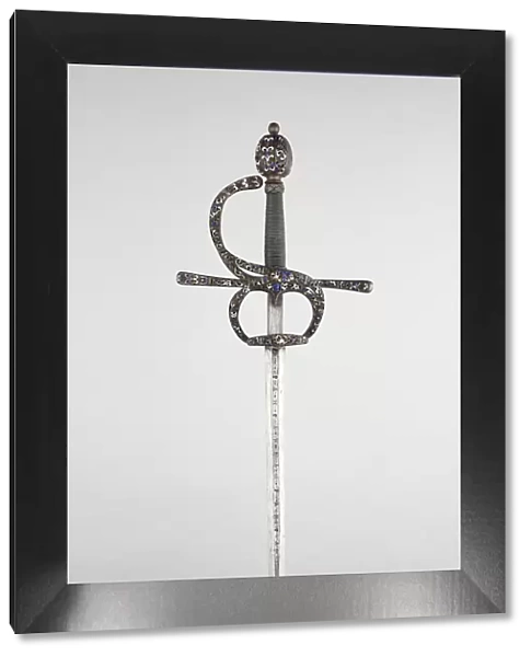 Rapier, Spain, Hilt: 19th century in the style of c. 1600 Blade: c. 1600