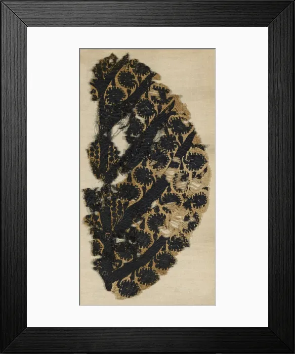 Framed Print : Fragment, Egypt, Greco-Roman period (30 B. C. -641 A. D. ), 3th / 4th century. Creator: Unknown Framed Print : Fragment, Egypt, Greco-Roman period (30 B. C. -641 A. D. ), 3th / 4th century. Creator: Unknown
