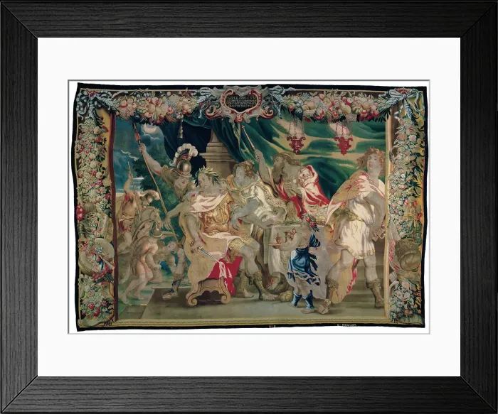 Framed Print : Discovery of the Plot to Kill Caesar and Cleopatra from The Story of Caesar and Cleopatra