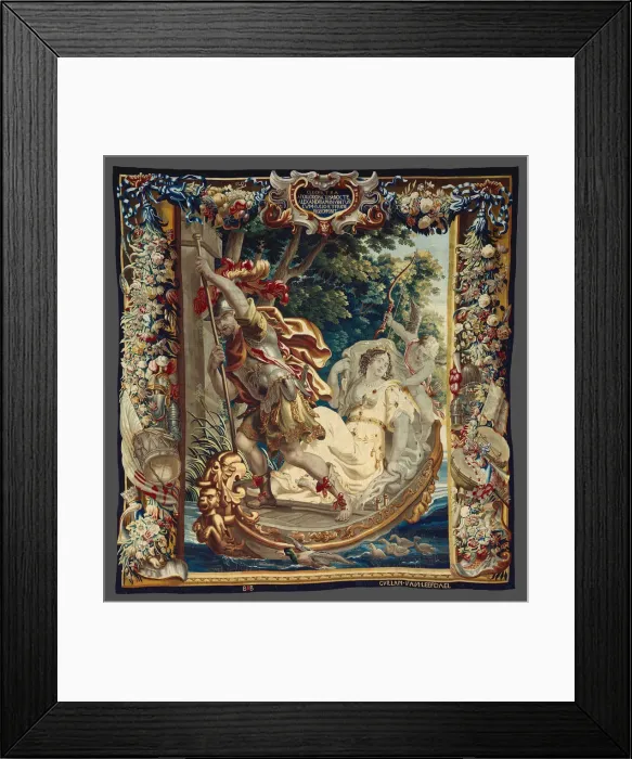 Framed Print : Cleopatra Asked to Pay Tribute to Rome from The Story of Caesar and Cleopatra, Flanders Framed Print : Cleopatra Asked to Pay Tribute to Rome from The Story of Caesar and Cleopatra, Flanders