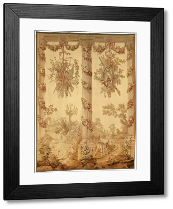 Framed Print : A Panel from a Porticoes Series, France, 1775 / 1800. Creator: Unknown Framed Print : A Panel from a Porticoes Series, France, 1775 / 1800. Creator: Unknown