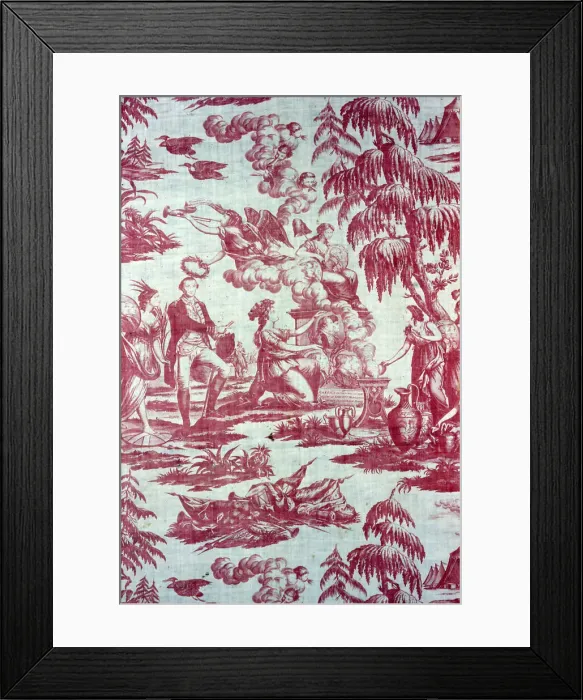 Framed Print : America Presenting at the Altar of Liberty Medallions of Her Illustrious Sons... c. 1785 Framed Print : America Presenting at the Altar of Liberty Medallions of Her Illustrious Sons... c. 1785
