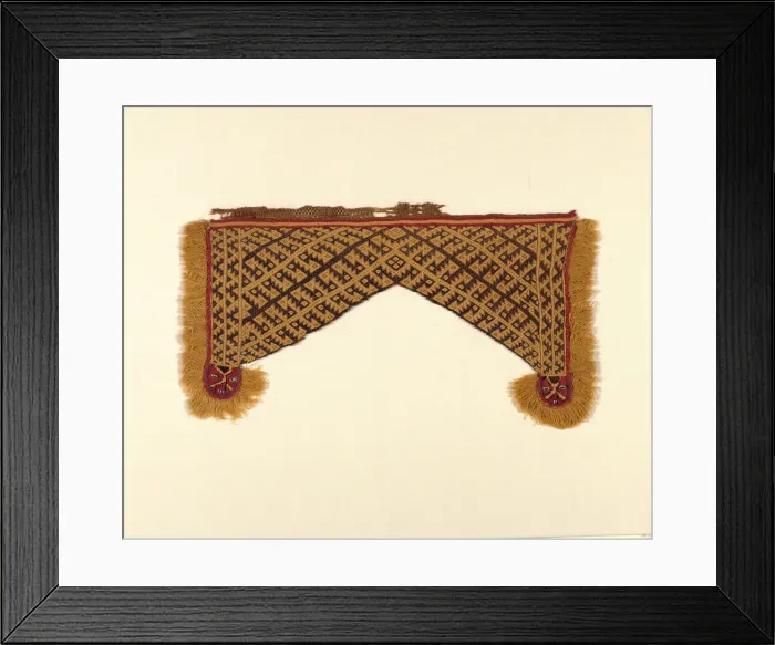 Framed Print : Loincloth Panel, Peru, A. D. 1000 / 1476. Creator: Unknown Framed Print : Loincloth Panel, Peru, A. D. 1000 / 1476. Creator: Unknown