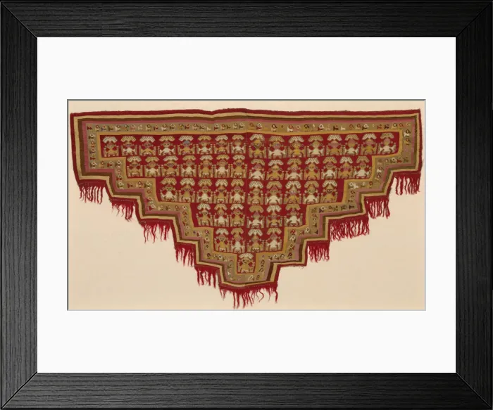 Framed Print : Loincloth Panel, Peru, 1250 / 1470. Creator: Unknown Framed Print : Loincloth Panel, Peru, 1250 / 1470. Creator: Unknown