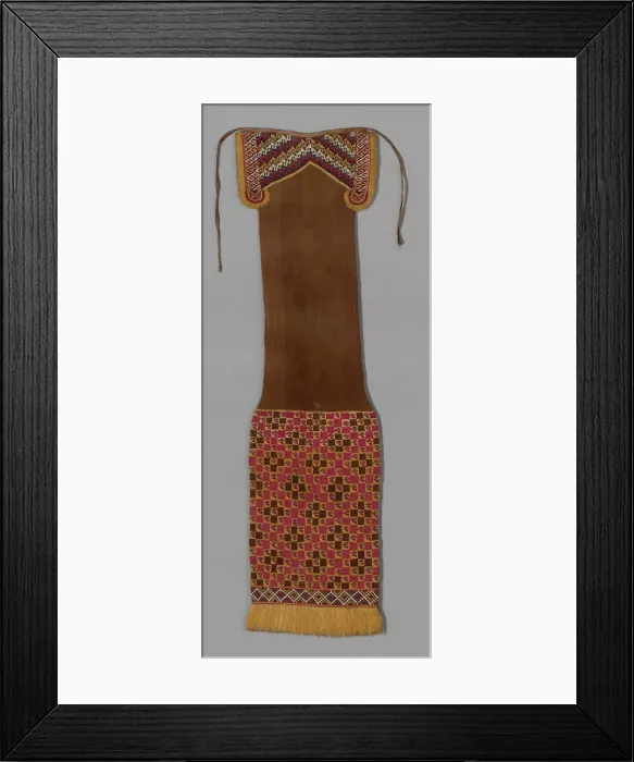 Framed Print : Loincloth Panel, Peru, A. D. 1000  /  1476. Creator: Unknown