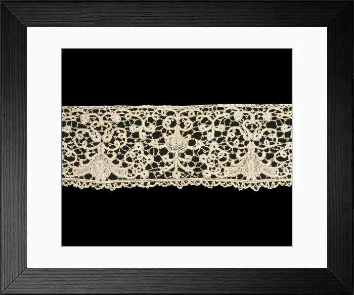 Framed Print : Border, Flanders, 1675 / 1700. Creator: Unknown Framed Print : Border, Flanders, 1675 / 1700. Creator: Unknown