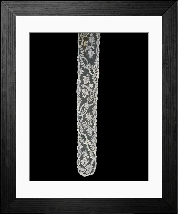 Framed Print : Lappet, Flanders, 1765 / 75. Creator: Unknown Framed Print : Lappet, Flanders, 1765 / 75. Creator: Unknown
