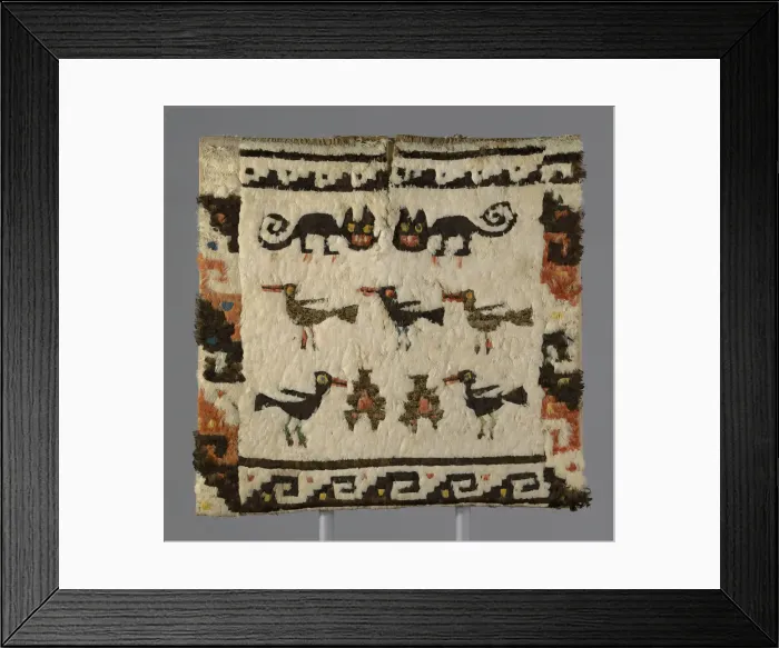 Framed Print : Feathered Tunic, Peru, 1470 / 1532. Creator: Unknown Framed Print : Feathered Tunic, Peru, 1470 / 1532. Creator: Unknown