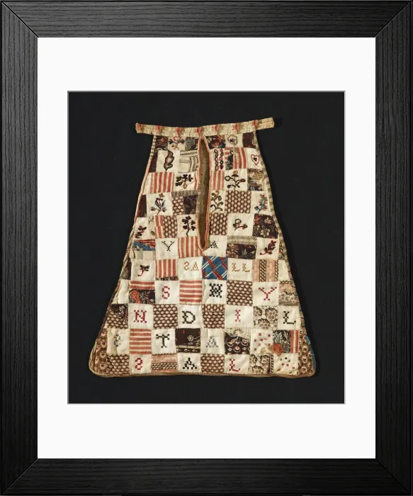 Framed Print : Pocket, United States, c. 1799. Creator: Sally Standish Framed Print : Pocket, United States, c. 1799. Creator: Sally Standish