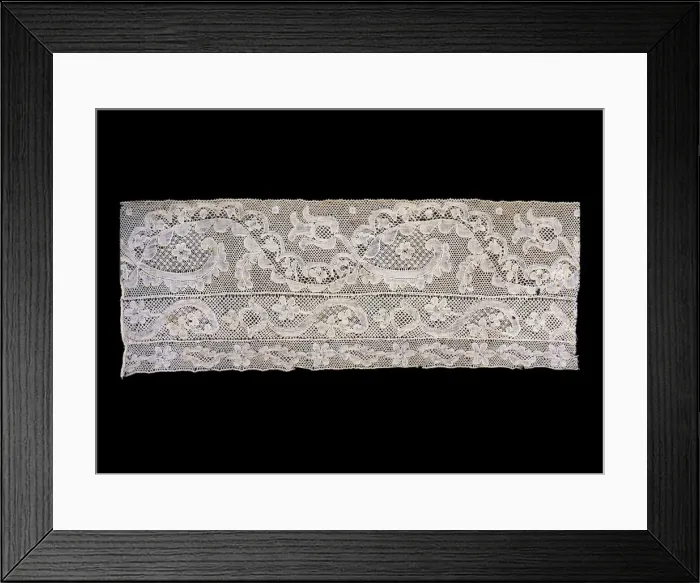 Framed Print : Fragment (Three Joined Strips), Flanders, 1750 / 75. Creator: Unknown Framed Print : Fragment (Three Joined Strips), Flanders, 1750 / 75. Creator: Unknown