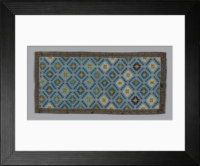 Framed Print : Bands (joined, from Womans Trousers or Robe), China, 1875 / 1900. Creator: Unknown Framed Print : Bands (joined, from Womans Trousers or Robe), China, 1875 / 1900. Creator: Unknown