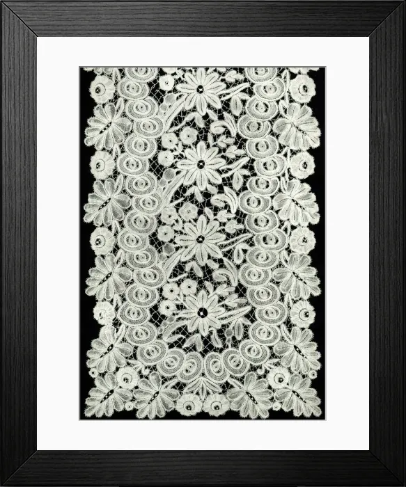 Framed Print : Scarf, Belgium, 1880s / 90s. Creator: Unknown Framed Print : Scarf, Belgium, 1880s / 90s. Creator: Unknown