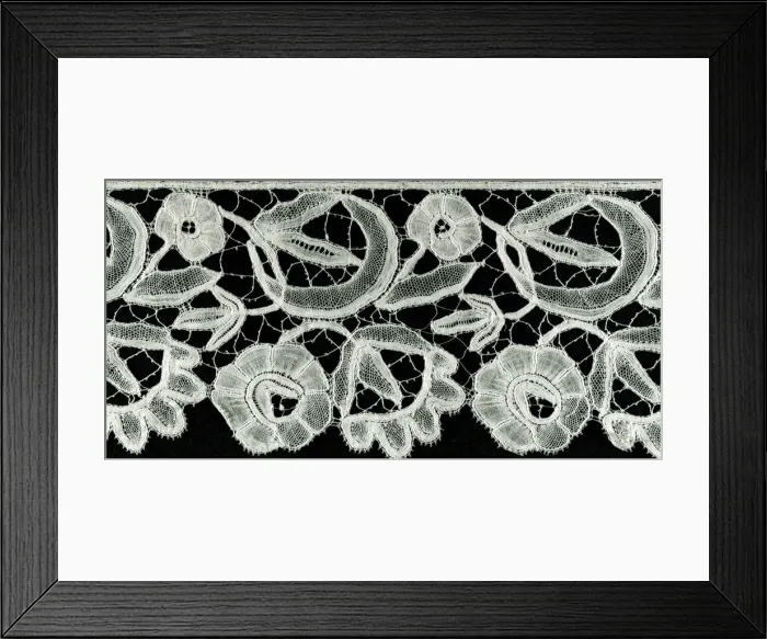 Framed Print : Border, Belgium, 19th century. Creator: Unknown Framed Print : Border, Belgium, 19th century. Creator: Unknown