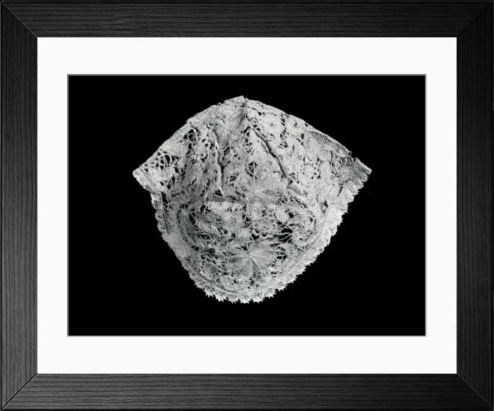 Framed Print : Babys Cap, Belgium, 1850  /  1900. Creator: Unknown