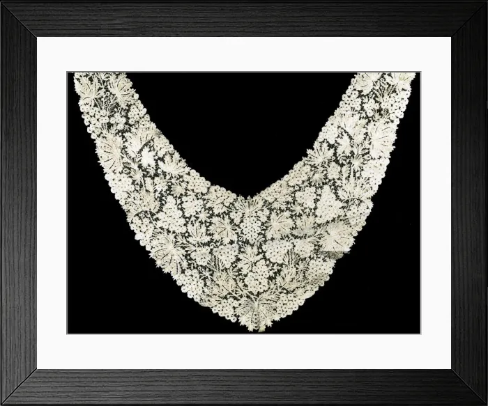 Framed Print : Cape Collar, Belgium, 1875  /  1900. Creator: Unknown