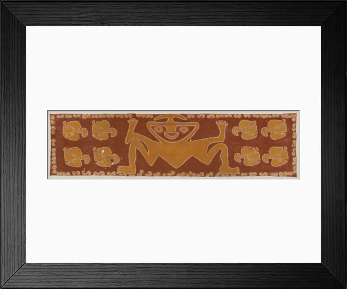 Framed Print : Panel, Peru, 1000 / 1476. Creator: Unknown Framed Print : Panel, Peru, 1000 / 1476. Creator: Unknown