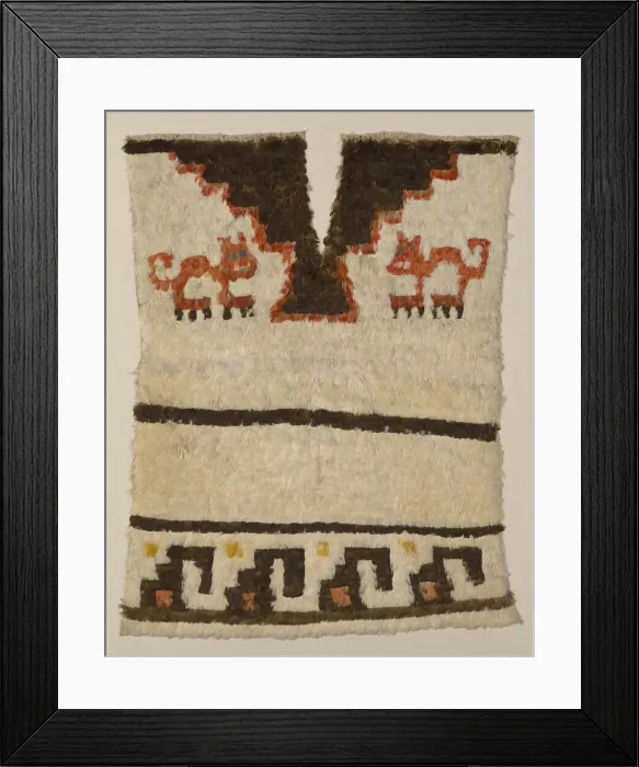 Framed Print : Tunic Fragment, Peru, A. D. 1470 / 1532. Creator: Unknown Framed Print : Tunic Fragment, Peru, A. D. 1470 / 1532. Creator: Unknown