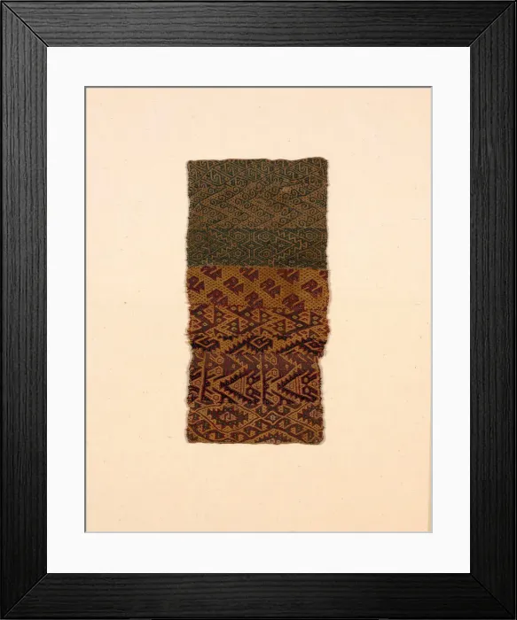 Framed Print : Sampler, Peru, A. D. 1000 / 1476. Creator: Unknown Framed Print : Sampler, Peru, A. D. 1000 / 1476. Creator: Unknown