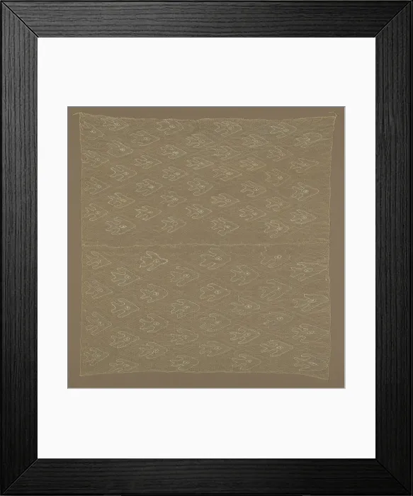 Framed Print : Headcloth, Peru, 1000 / 1476. Creator: Unknown Framed Print : Headcloth, Peru, 1000 / 1476. Creator: Unknown