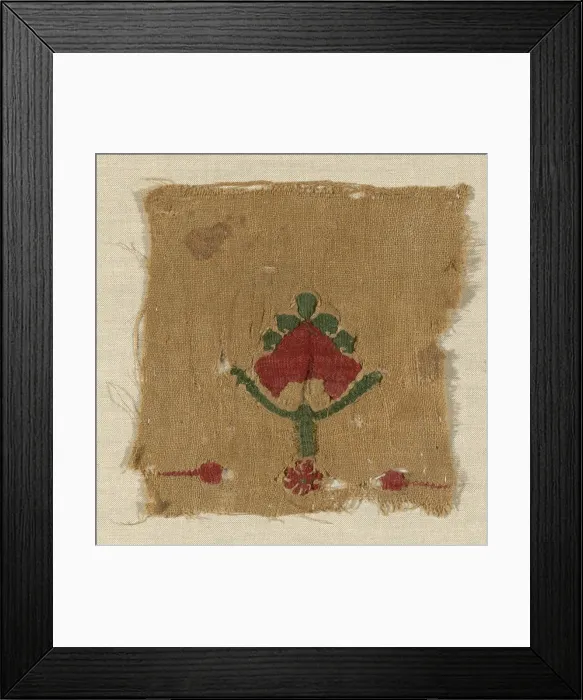 Framed Print : Fragment, Egypt, Roman period (30 B. C. - 641 A. D. ), 5th / 6th century. Creator: Unknown Framed Print : Fragment, Egypt, Roman period (30 B. C. - 641 A. D. ), 5th / 6th century. Creator: Unknown