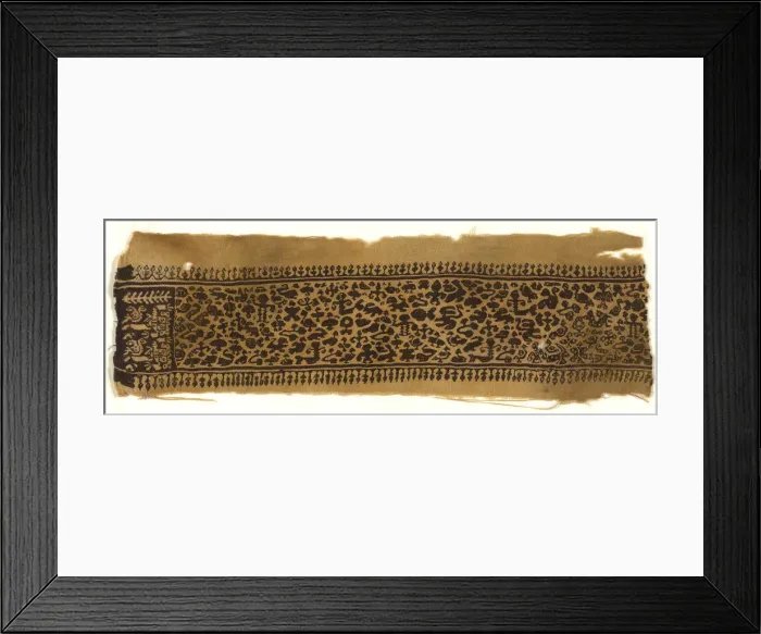 Framed Print : Panel, Egypt, Roman period (30 B. C. -641 A. D. ), 3th / 6th century. Creator: Unknown Framed Print : Panel, Egypt, Roman period (30 B. C. -641 A. D. ), 3th / 6th century. Creator: Unknown