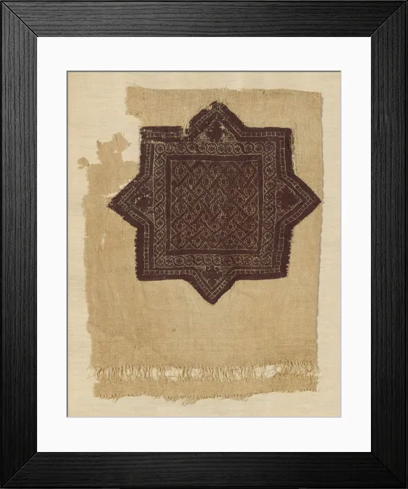 Framed Print : Panel, Egypt, Roman period (30 B. C. - 641 A. D. ), 4th / 6th century. Creator: Unknown Framed Print : Panel, Egypt, Roman period (30 B. C. - 641 A. D. ), 4th / 6th century. Creator: Unknown