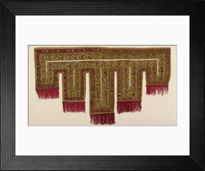 Framed Print : Loincloth Panel, Peru, 1250 / 1470. Creator: Unknown Framed Print : Loincloth Panel, Peru, 1250 / 1470. Creator: Unknown