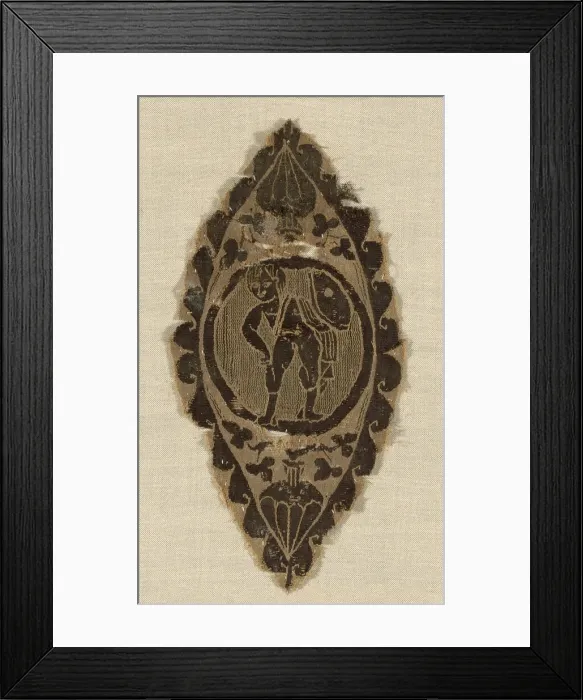Framed Print : Motif, Egypt, Roman period (30 B. C. - 641 A. D. ), 4th / 5th century. Creator: Unknown Framed Print : Motif, Egypt, Roman period (30 B. C. - 641 A. D. ), 4th / 5th century. Creator: Unknown