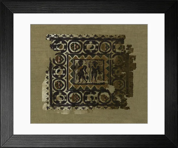 Framed Print : Fragment, Egypt, Roman period (30 B. C. - 641 A. D. ), 4th / 5th century. Creator: Unknown Framed Print : Fragment, Egypt, Roman period (30 B. C. - 641 A. D. ), 4th / 5th century. Creator: Unknown