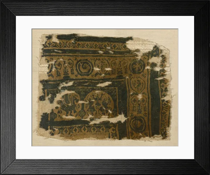 Framed Print : Fragment (Tunic), Egypt, Roman period (30 B. C. - 641 A. D. ), 5th / 6th century Framed Print : Fragment (Tunic), Egypt, Roman period (30 B. C. - 641 A. D. ), 5th / 6th century