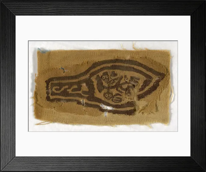 Framed Print : Panel, Egypt, Roman period (30 B. C. - 641 A. D. ), 5th / 6th century. Creator: Unknown Framed Print : Panel, Egypt, Roman period (30 B. C. - 641 A. D. ), 5th / 6th century. Creator: Unknown