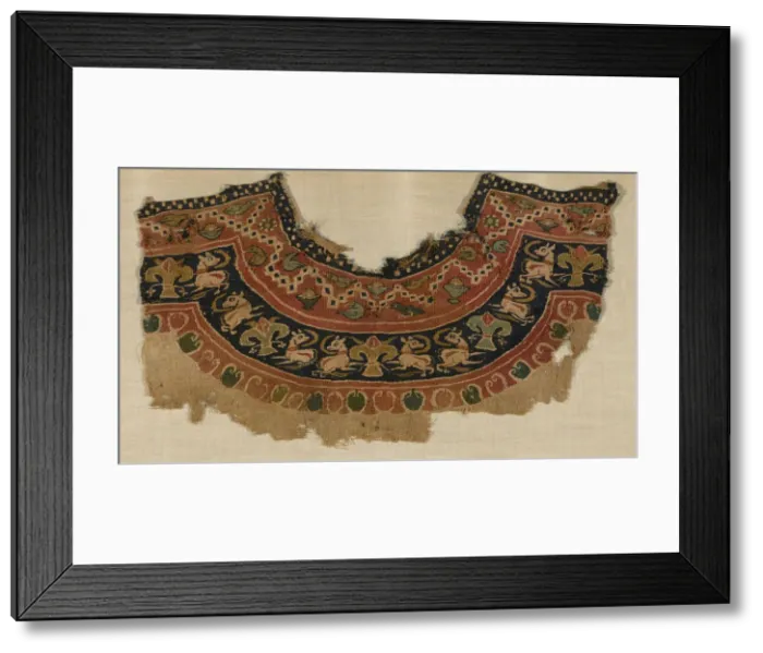 Framed Print : Fragment (Tunic Yoke), Egypt, Roman period (30 B. C. - 641 A. D Framed Print : Fragment (Tunic Yoke), Egypt, Roman period (30 B. C. - 641 A. D