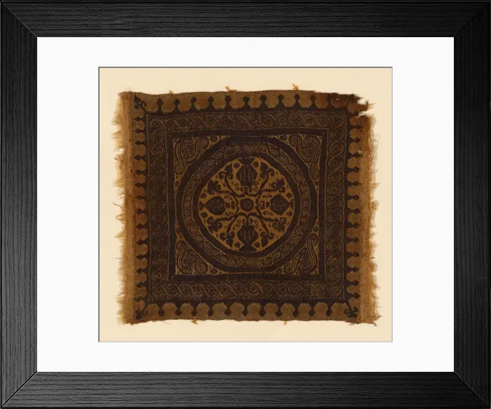 Framed Print : Panel, Egypt, Roman period (30 B. C. - 641 A. D. ), 4th / 5th century. Creator: Unknown Framed Print : Panel, Egypt, Roman period (30 B. C. - 641 A. D. ), 4th / 5th century. Creator: Unknown