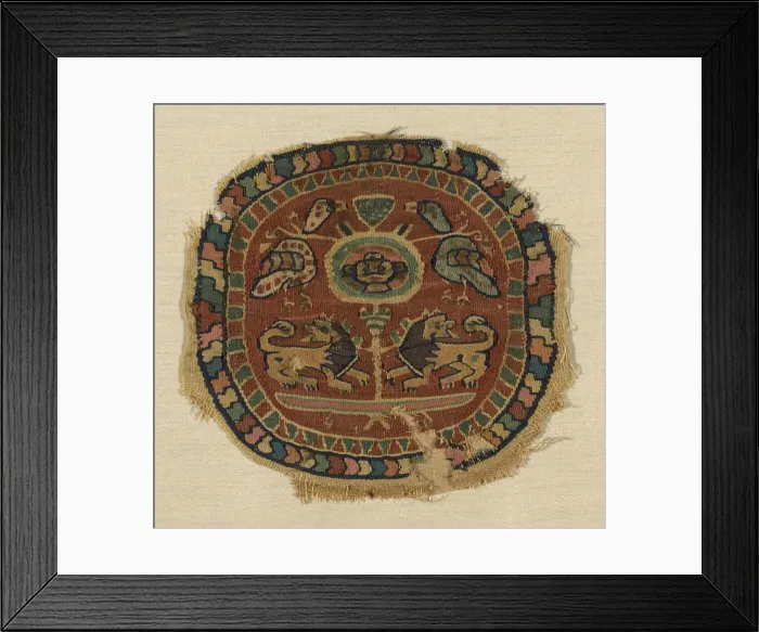 Framed Print : Roundel, Egypt, Roman period (30 B. C. -641 A. D. ) / Sassanid period (621-629) Framed Print : Roundel, Egypt, Roman period (30 B. C. -641 A. D. ) / Sassanid period (621-629)