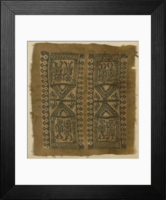 Framed Print : Square, Egypt, Arab period (641-969) / Fatimid period (969-1171), 9th / 10th century Framed Print : Square, Egypt, Arab period (641-969) / Fatimid period (969-1171), 9th / 10th century