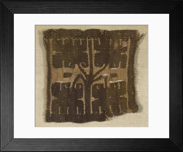 Framed Print : Fragment, Egypt, Roman period (30 B. C. - 641 A. D. ), 5th / 6th century. Creator: Unknown Framed Print : Fragment, Egypt, Roman period (30 B. C. - 641 A. D. ), 5th / 6th century. Creator: Unknown